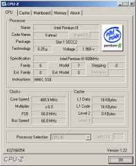 CPU-Z Screenshot